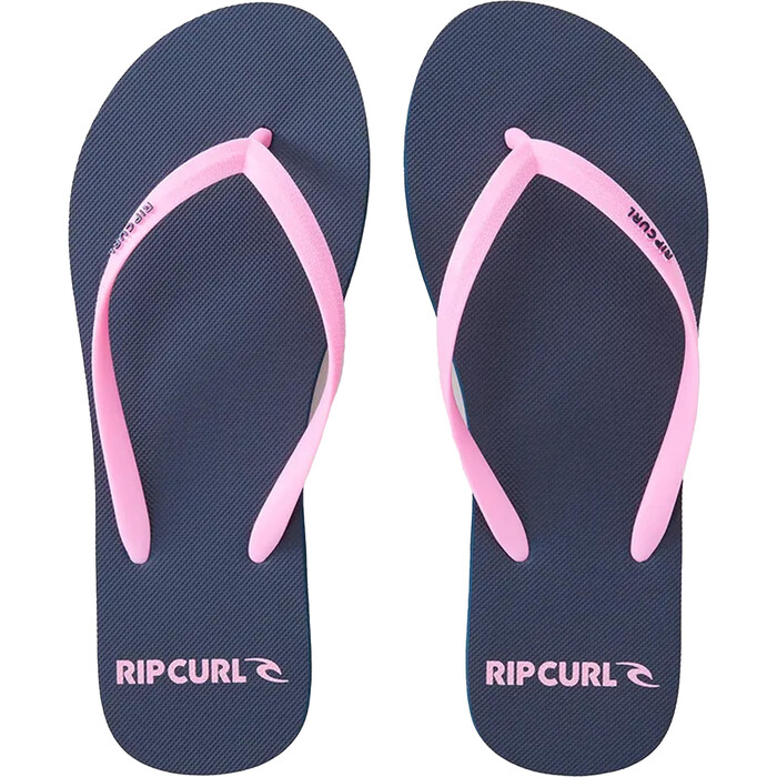 2024 Rip Curl Frauen Bondi Bloom Open Toe Flip Flops 16HWOT - Navy